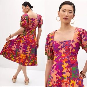 NEW Anthropologie x Roopa Pemmaraju Floral Midi Dress XL